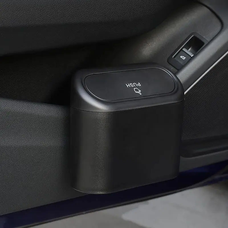 Venta al por mayor, caja de al - Waterproof Car Trash Can With Lid reseña y precio