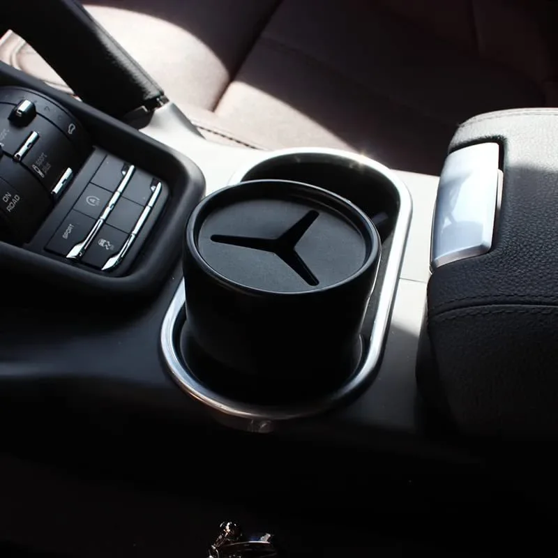 2 unidades de cubo de basura p - Waterproof Car Trash Can With Lid reseña y precio