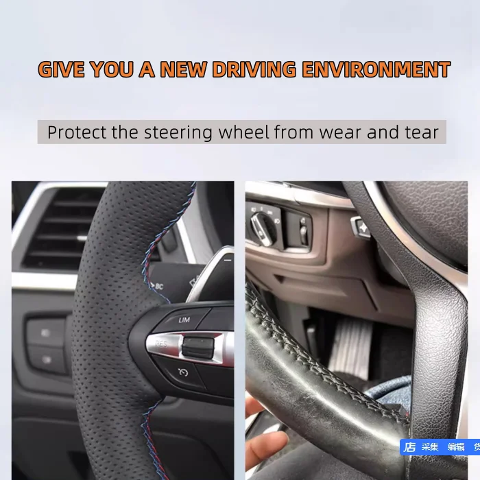 Protector para volante de coch - Car Steering Wheel Cover Anti Slip Breathable reseña y precio
