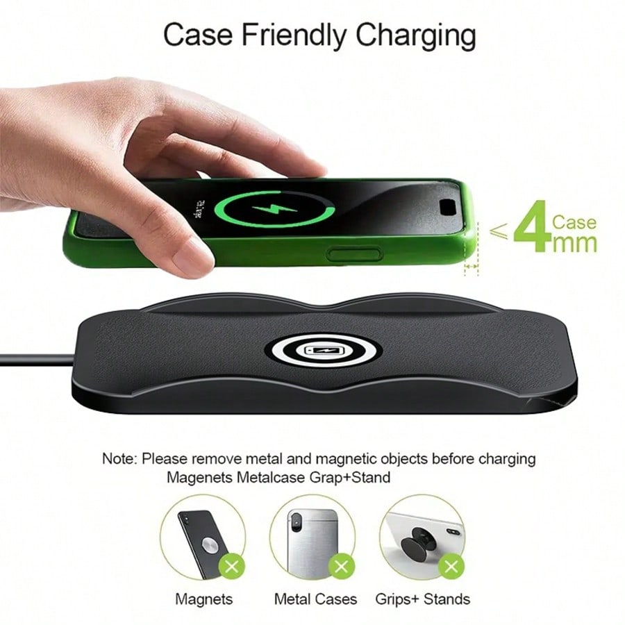 Cargador inalámbrico para coch - Wireless Car Charger Mount Fast Charging reseña y precio