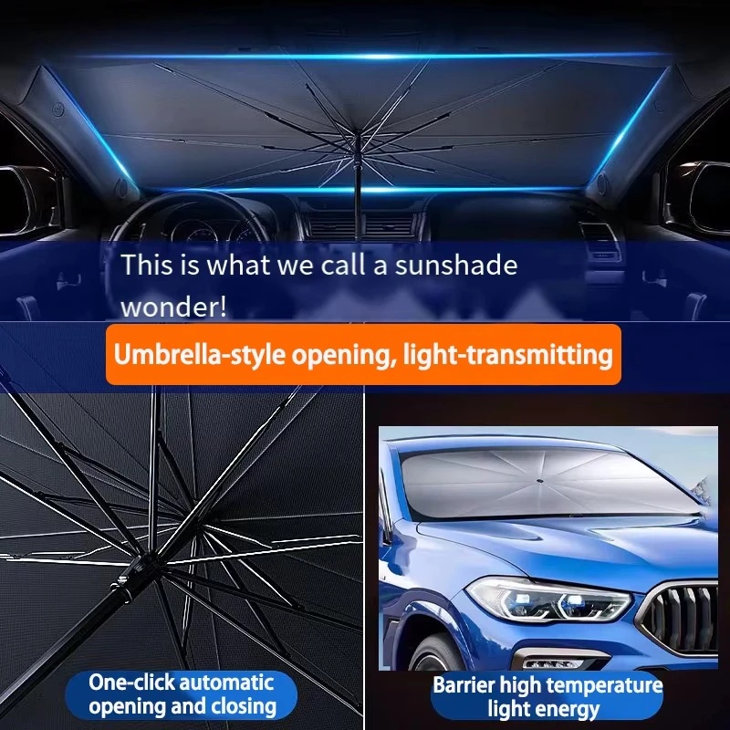 Regalos para las medias navide - Car Sunshade Windshield Umbrella Foldable reseña y precio